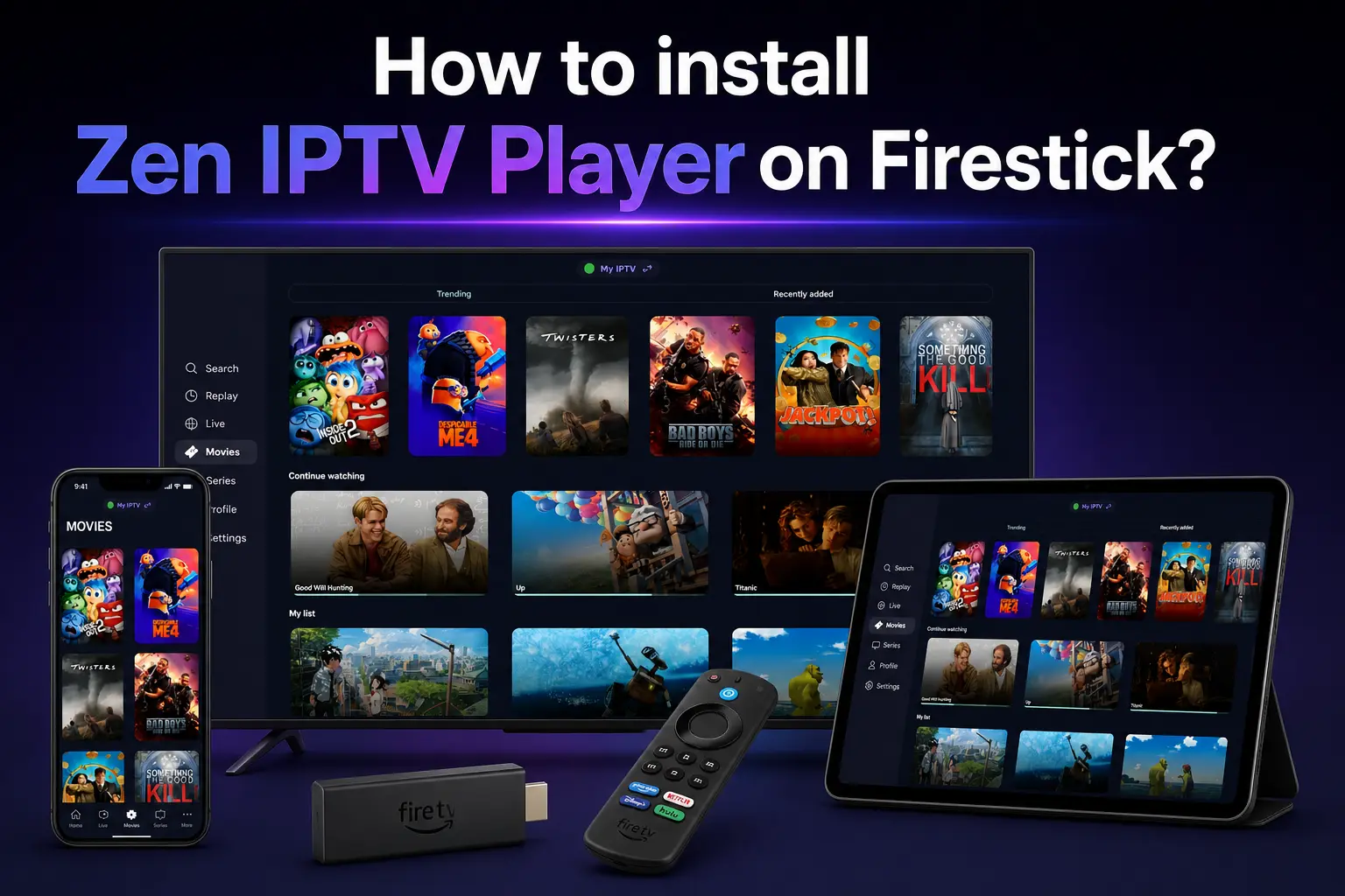 How to Install Zen IPTV Player on Firestick